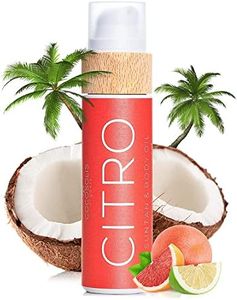 COCOSOLIS Citro - Huile bronzante, huile Bio pour un bronzage naturel - Crème pour un bronzage chocolat - Six huiles naturelles pour une peau éclatante, parfum naturel d'agrumes - 110 ml