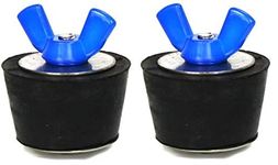 #8 Winter Rubber Expansion Plug 1 1/4'' Coupling Winterizing Swimming Pools & Spas - Stainless Steel Bolts - Heavy Duty Rubber (2)