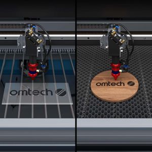 OMTech 100W CO2 Laser Engraver – High Power Cutting & Engraving Machine