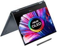 ASUS ZenBook Flip OLED UX363EA 13.3 Intel EVO Convertible Laptop (Intel i7-1165G7, 16GB RAM, 1TB SSD, Backlit Keyboard, Windows 11) Includes Stylus, USB-C to Audio Jack Pine Grey UX363EA-HP768W