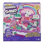 Kinetic Sand Shimmer, Unicorn Kingdom Playset with 2lbs of Shimmer Kinetic Sand with 8 Tools (Walmart Exclusive)