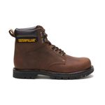 Caterpillar Men's 2nd Shift 6" Plain Soft-Toe Work Boot Dark Brown 7.5 D(M) US