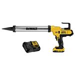 DEWALT 20V MAX Caulking Gun Kit, Sausage Pack, 300-600ml (DCE580D1)