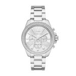 Michael Kors Wren Chronograph Silver-Tone Stainless Steel Women's Watch (Model: MK7429)