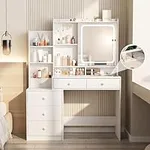 Vabches Vanity Desk with Mirror and