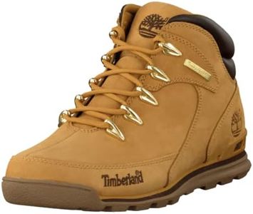 Timberland Men's Euro Rock Hiker Boots, Wheat Nubuck, 10.5 UK