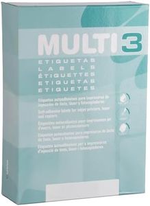 MULTI 3 10531 - Etiquetas adhesivas para impresión, inkjet laser y fotocopiadoras - Medida 105 x 148 mm, pack de 500 hojas