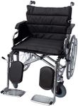 Gilani Enginrrting Foldable Bariatric Manual Wheelchair Extra Wide Seat Removable Leg Rest Heavy Duty 130kg Weight Capacity