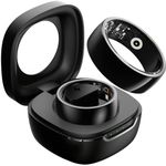 Smart Ring Android Fitness Tracker Ring Smart Rings for Men Women Smart Ring Heart Rate Waterproof Smart Ring with Pedometer Sleep Tracker Ring iOS Smart Workout Fitness Ring Stainless Steel