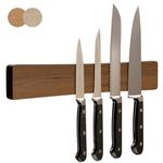 Knife Magnetic Strip 16" Dark Wood – Magnetic Knife Holder for Wall – Magnetic Knife Block Use as Kitchen Utensil Holder, Knife Bar, Knife Rack, Kitchen Organizer and Tool Holder