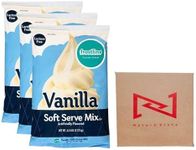 Vanilla Soft Serve Mix 6 Pound (Pack Of 3), Soft Serve Vanilla Ice Cream Mix, Dry Soft Serve Vanilla Mix Inside Nature Vista Box