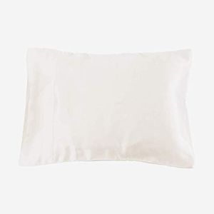 Lilysilk 100% Mulberry Silk Travel Pillowcase Pillow Cover, Ivory, 15" x 22"