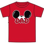 Disney Women's Plus Size Grandma Minnie Mouse Bow Tee Shirt, 3XL, Red