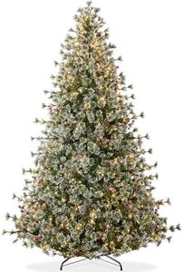 Best Choice Products 12ft Pre-Lit Cashmere Christmas Tree