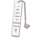 AMZQ Bookmark for Book Lover Women Inspirational Graduation Gifts for Girls Daughter Students from Mum Grandma Teacher Retirement Female Lady Boss Coworker Leaving Promotion Christmas Birthday Gifts