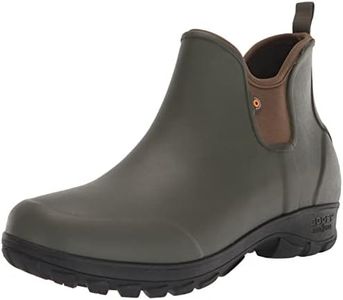 BOGS Men's 72208 Rain Boot, Olive, 7