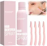 Hair Identifier Spray for Face Shaving, Skin Body Hair Identifying Spray With Razors, Skin Dermaplaning Spray for Face, Moisturizing and Skin Care Dermaplaner Spray (1pcs)