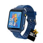 Retysaz Kids Smart Watch 24 Game 10 stories Smart Watch for kids Pedometer Phone Smartwatch for kids Great Gifts To Girls Boys (Blue-M1)…