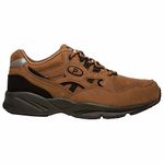 Propet Men Stability Walker Sneaker Chocolate/Black Nubuck 17 3E US