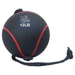 Fitness First F1PRMB 18 LBS Power Rope Medicine Ball