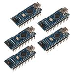 5pcs for Arduino Nano Board ATmega328P CH340 5V 16M Microcontroller Board, for Arduino Electronics Development Board Nano 328P Nano (5pcs)