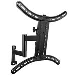 SANUS Full Motion TV Mount - Single Stud 32 to 55 inch TV Wall Mount Tilts, Extends & Swivels - Easy DIY Install Includes All Hardware & Post Install Leveling - Great for Corners