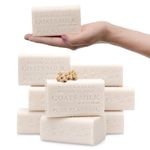 Australian Botanical Soap - Goat Milk Soap Bars w/Soya Bean - Triple Milled, Long Lasting, Natural Soap Base, Pure Plant Oil - Women & Men - All Skin Types - Bathroom Essentials - 193g, Pack of 8