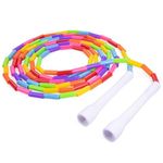 Beaded Jump Rope - Segmented Skipping Rope for Kids - Durable Outdoor Beads