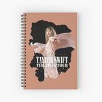 CRAFT MANIACS TAYLOR SWIFT ORANGE CARICATURE PRINTED 160 RULED PAGES DIARY + FREE PERSONALIZED NAME BOOKMARK | BEST GIFT FOR SWIFTIES