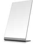 NEZZOE Rectangular Makeup Mirror for Desk, 12 inch Aluminum Table Mirror, Counter Mirror, Vanity Mirror for Bedroom, Bathroom, Dorm, Space Black