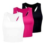 Muscle Tanks Best Yoga Tops for Large Bust Gym Crop Tank Top Tank Tops and Camis Leopard Print Lace Cami Top Womens Sleeveless Pocket Tee Loose Fit Sleeveless Tee Camisole Bra for Elderly Sleeveless