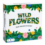 Wild Flowers Family Fun Strategy Game, Grow & Claim Flowers by Placing Tiles & Bumble Bees to Secure Your Blooms Before Others, Complete Garden Cards to Score Big! Solo Play & 1 to 4 Players Aged 8+