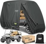 10L0L 600D Heavy Duty Golf Cart Cover for EZGO, Club Car Yamaha 2 & 4 Passengers Golf Cart, All Weather Outdoor Protection Weatherproof Durable Sunproof