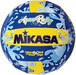 Mikasa Aqua Rally, Blue/Yellow, Recreational Water Volleyball