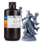 ELEGOO ABS-Like 3D Printer Resin 3.0, 405nm UV-Curing Photopolymer Resin for LCD/DLP 3D Printing, with Enhanced Strength and Toughness, High Precision, Low Viscosity, Grey 1000g