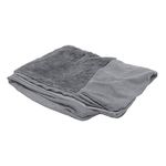 Furhaven Replacement Dog Bed Cover Plush & Suede Sofa-Style, Machine Washable - Gray, Jumbo (X-Large)