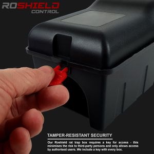 ROSHIELD Rat Trap Box 2-Pack – Secure Rodent Control