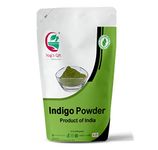 Yogi's Gift Organic Indigo Powder for Hair dye | Ideal for Black and Dark Hair | Indigofera Tinctoria | Black Henna | 100 g (3.5 Oz) | Organic Natural Hair color