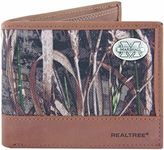 NCAA Marshall Thundering Herd Zep-Pro Realtree Nylon and Leather Passcase Concho Wallet, Camouflage, One Size