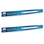 PHILIPS Space Glow 1ft LED Linear Cabinet Light | 6-watt LED Under Cabinet Wardrobe and Kitchen Light, Warm White, Pack of 2