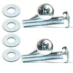 4 x Phillips Screws Bolts for Samsung Philips Sony Toshiba LG TV JVC TV Wall Mount Bracket M8 x 45mm + Washers