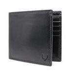 PELLE TORO Minimalist Slim Mens Wallet, Handmade Real Leather Card Wallet with RFID Blocking, 10 Card Holder Slots & Note Section, Black