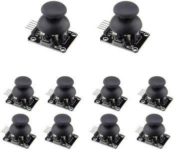 hiBCTR 10 PACKS Game Joystick Sensor, Game Controller Sensor, JoyStick Breakout Module for Arduino PS2 Raspberry Pi