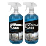 One Chem Professional Glass Cleaner 2 x 1 Litre Invisible Glass for Clear Shine, No-Streak Formula