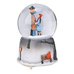 Snow Globe Musical Novelty Night Light Musical Snow Globe Music Box Desktop Ornament