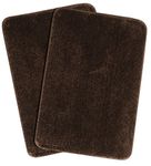 SARAL HOME EASY LIVING Solid Modern Antiskid Bathmat (Brown, Microfiber, 40X60 CM, Rectangular)