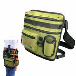 shrxy Metal Detector Finds Bag Multi-Purpose Digger Tools Bag for PinPointer Garrett Detector Xp ProPointer Pack Pouch(not include other tools) (Grass)