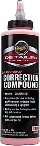 Meguiar's DA Microfiber Correction Compound D30016 - Pro Car Scratch Remover, For Use with a DA Polisher and Microfiber Cutting Disc, Remove Swirls, Scratches, Water Spots, and Oxidation, 16 Oz