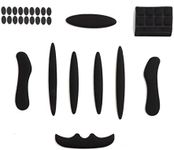 PAXLamb Helmet Padding Kit 27PCS Bicycle Replacement Universal Foam Pads Mats Set Cushions for Bike Cycling Motorcycle (Black)