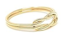 10k Solid Gold Infinity Reef Knot R